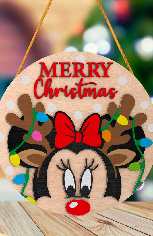 Mouse Holidays Sign